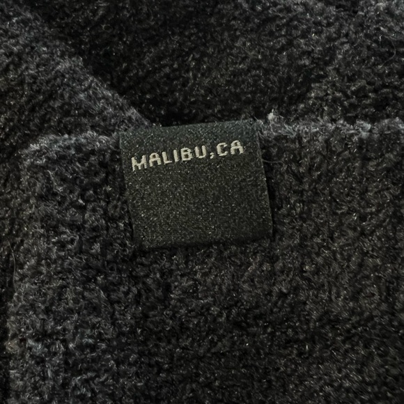 Barefoot Dreams Cozy Chic Ultra Lite Cardigan Black Relaxed Quiet Luxury Layer - Picture 7 of 10